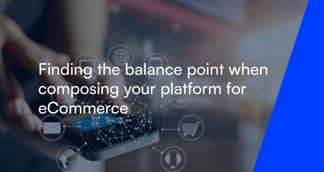 Finding the balance point when composing your platform for eCommerce