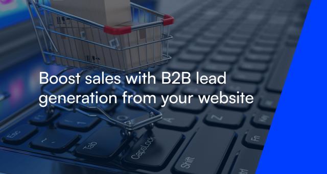 Boost sales with B2B lead generation from your website
